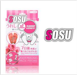 Носочки для педикюра Sosu оригинал Япония (2 пары в упаковке) роза 
